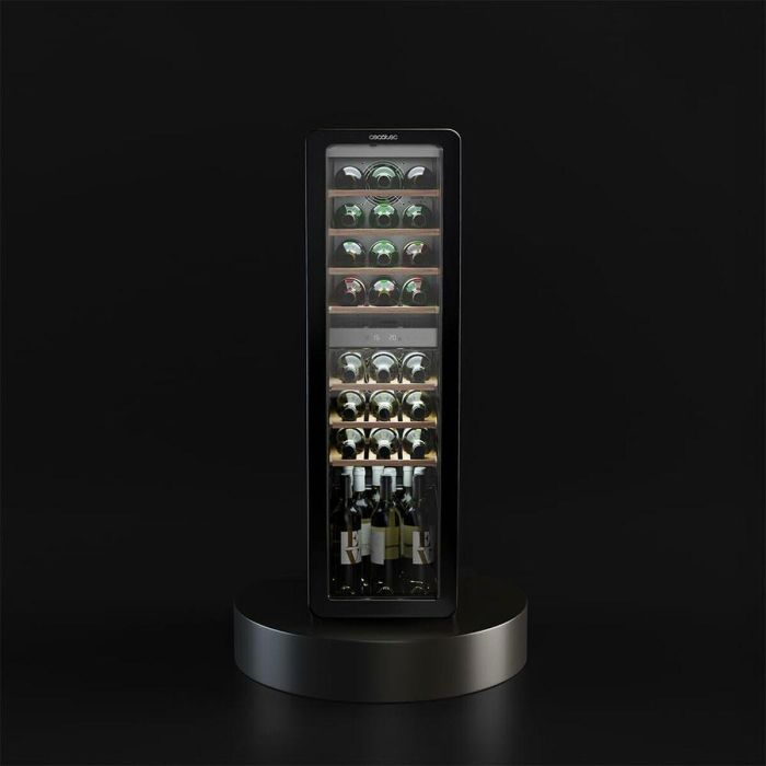 Cecotec Vinoteca GrandSommelier Origin Duo 30, 30 botellas, doble zona, LED, NoFrost, negro 14