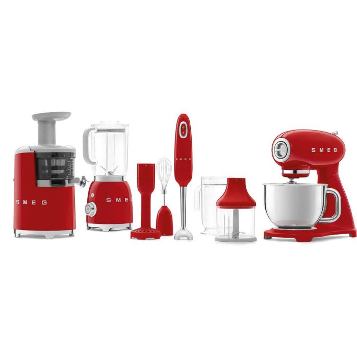 Smeg SMF03RDEU Robot de Cocina 50's Style Rojo 8