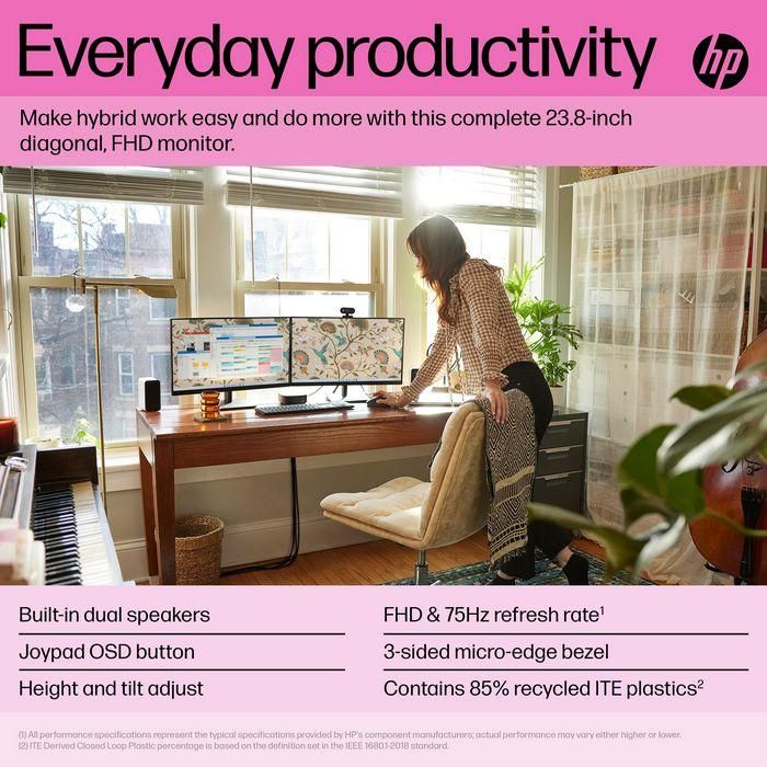 HP P24h G5 FHD Monitor 18 HP P24h G5 FHD Monitor 18