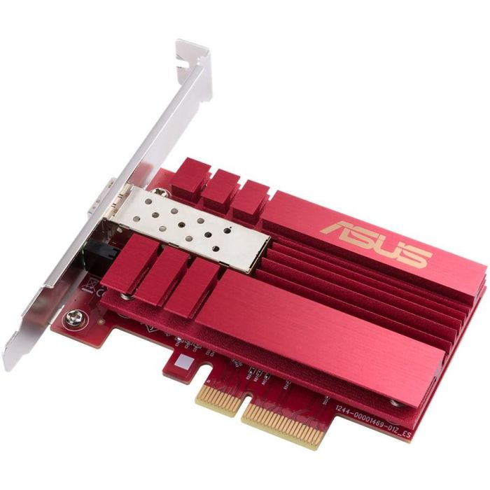 Asus XG-C100F Tarjeta de Red PCI Express SFP+ 10Gbps Fibra Óptica con Refrigeración Integrada y QoS 0 Asus XG-C100F Tarjeta de Red PCI Express SFP+ 10Gbps Fibra Óptica con Refrigeración Integrada y QoS 0