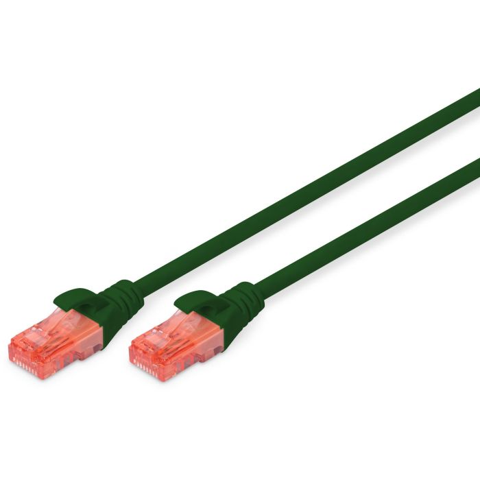 Digitus Latiguillo Cable de Red CAT 6 U-UTP Cobre LSZH AWG 26/7, 0.25 m, Verde, 250 MHz, con Protección Antienredos y de Lengüeta 1 Digitus Latiguillo Cable de Red CAT 6 U-UTP Cobre LSZH AWG 26/7, 0.25 m, Verde, 250 MHz, con Protección Antienredos y de Lengüeta 1