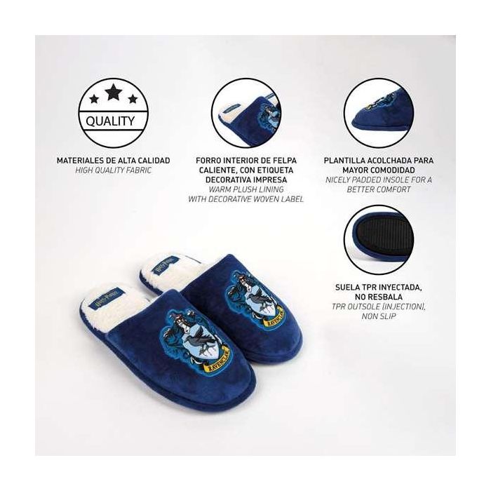 Zapatillas de casa abierta harry potter ravenclaw t38/39 4 Zapatillas de casa abierta harry potter ravenclaw t38/39 4