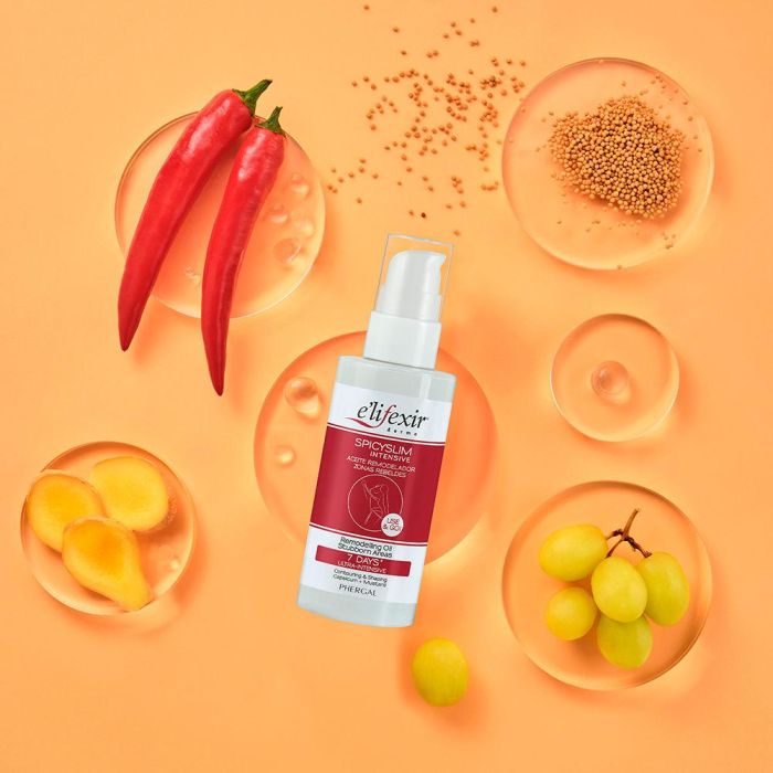 E'Lifexir SPICYSLIM Aceite Quemagrasas Zonas Rebeldes Tratamiento Reductor 100 ml E'Lifexir SPICYSLIM Aceite Quemagrasas Zonas Rebeldes Tratamiento Reductor 100 ml