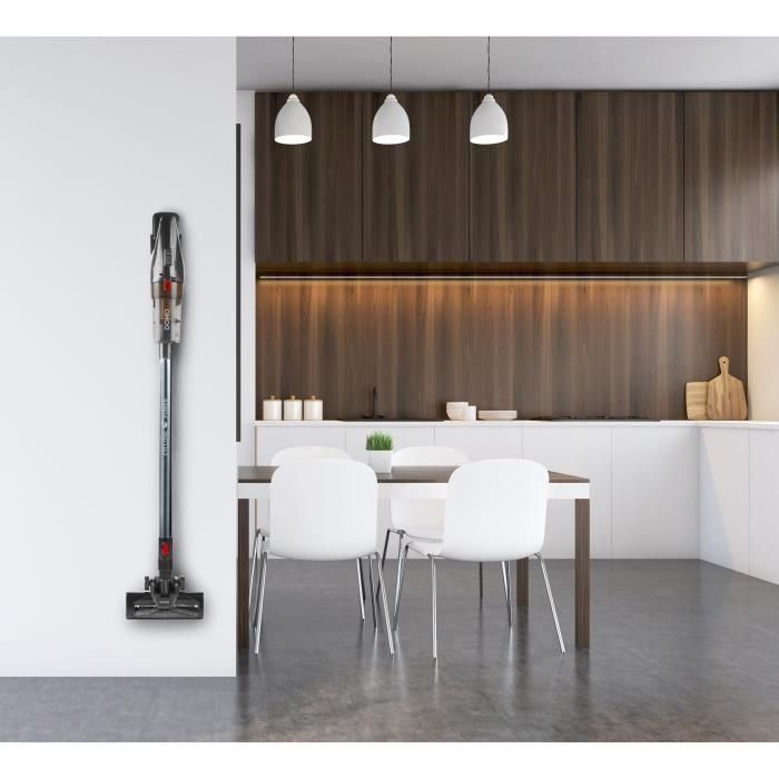 Domo DO1032SV - Aspiradora Escoba 2 en 1 - 18.5V, Batería Litio, Sistema Ciclónico, Cepillo Giratorio 2