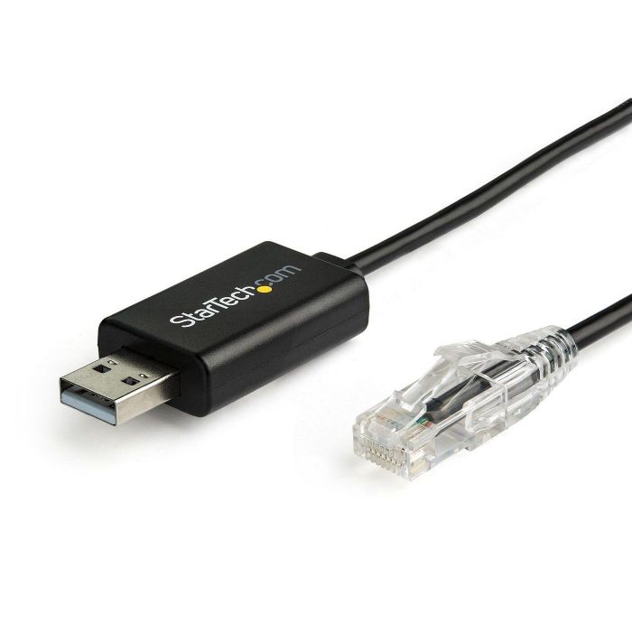 Adaptador Ethernet a USB Startech ICUSBROLLOVR Negro 1,8 m