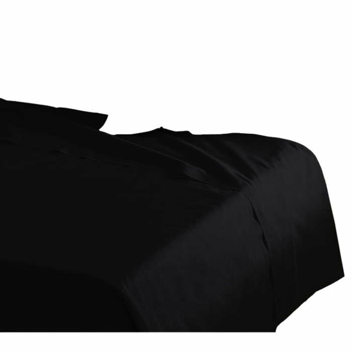 Sábana Encimera Lovely Home Negro 240 x 300 cm (Cama doble) 1 Sábana Encimera Lovely Home Negro 240 x 300 cm (Cama doble) 1