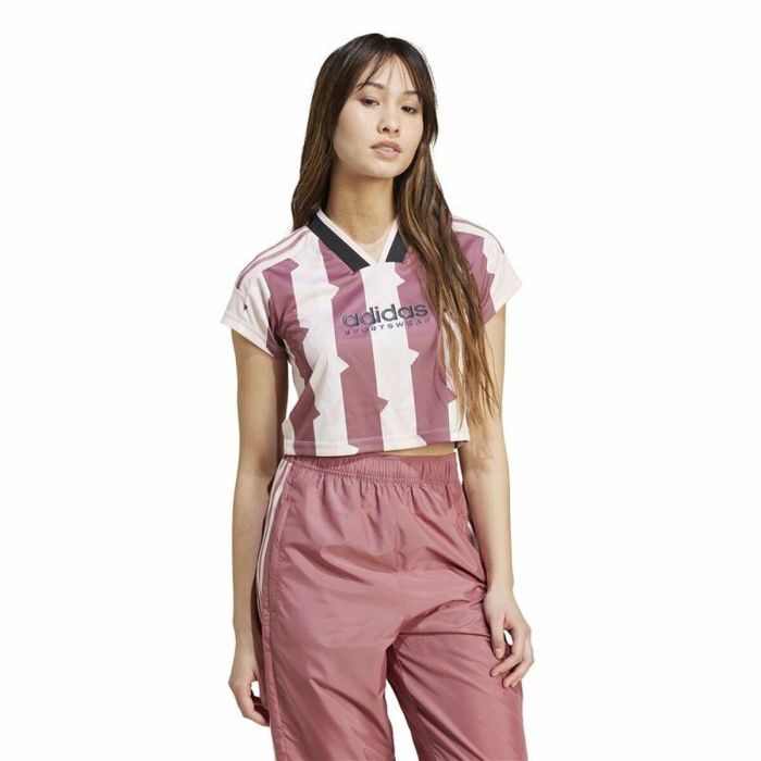 Camiseta de Manga Corta Mujer Adidas Tiro Cut Rosa 3
