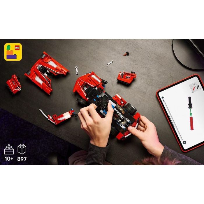 Lego Ferrari FXX Technic Vehículo de Construcción Réplica Detallada, Kit de Colección para Niños y Aficionados, Edad 9+ Años 6 Lego Ferrari FXX Technic Vehículo de Construcción Réplica Detallada, Kit de Colección para Niños y Aficionados, Edad 9+ Años 6
