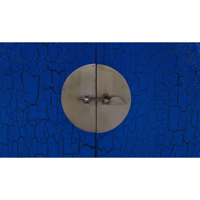 GINER Y COLOMER Aparador Zen con Puertas y Cajones Azul Distressed 3