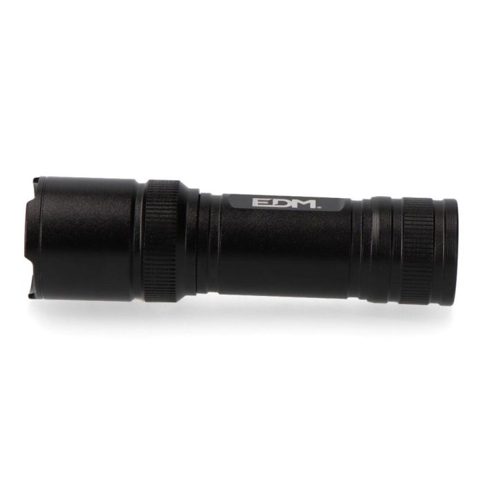Linterna led táctica black grip 150 lm con zoom 3 x aaa (incluidas) aluminio 2 Linterna led táctica black grip 150 lm con zoom 3 x aaa (incluidas) aluminio 2