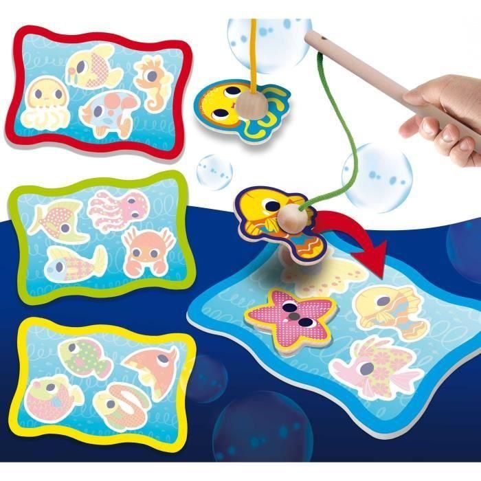 Magnetic Fish Fun - juego de aprendizaje de madera - basado en el método Montessori - LISCIANI 3 Magnetic Fish Fun - juego de aprendizaje de madera - basado en el método Montessori - LISCIANI 3