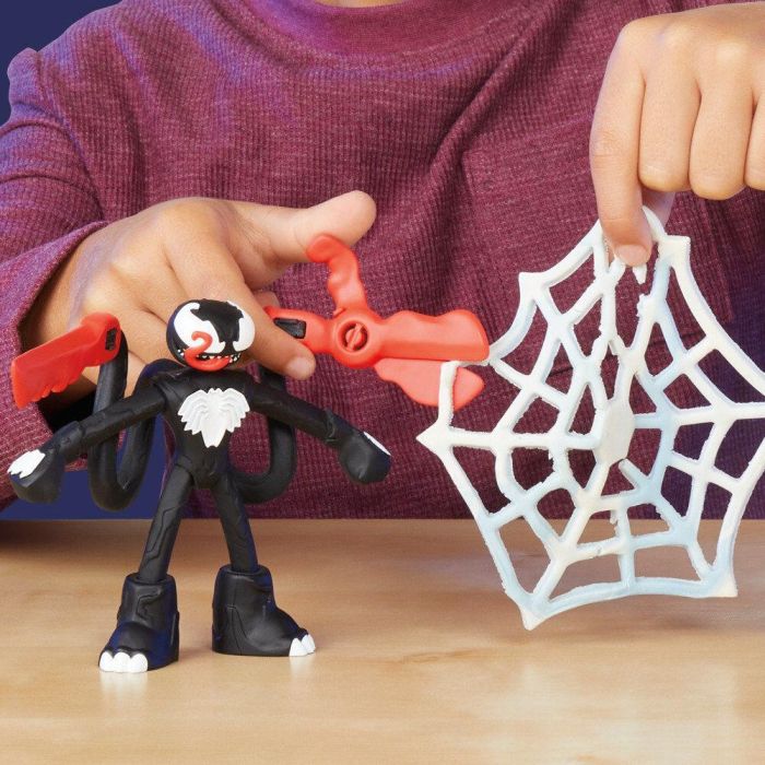 Play-Doh F9827 Set de Juego Spider-Man Marvel Lanza y Atrapa con Figuras Venom y Spider-Man, Incluye Caja Fuerte para Moldear 11 Play-Doh F9827 Set de Juego Spider-Man Marvel Lanza y Atrapa con Figuras Venom y Spider-Man, Incluye Caja Fuerte para Moldear 11