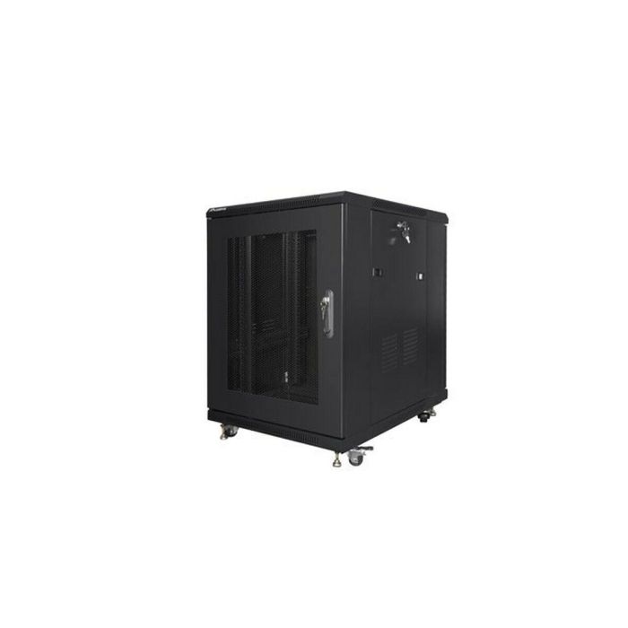 Lanberg FF01-6815-23B Armario Rack 19U de Pie Independiente, Carga Máx. 800 kg, Protección IP20, Color Negro