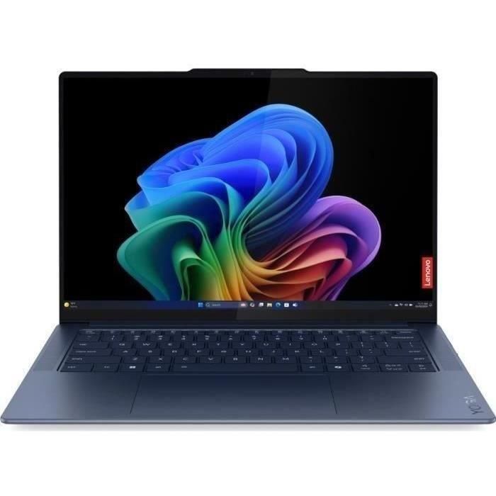 Portátil LENOVO Yoga Slim 7 14Q8X9 | Pantalla táctil 14 3K 90hz - Snapdragon X Elite - 16GB RAM - 1TB SSD - Windows 11 - AZERTY