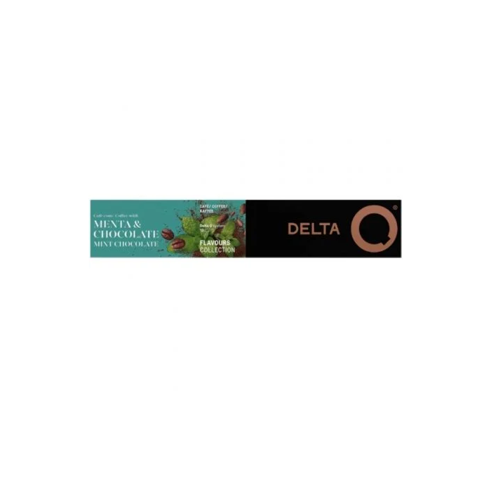 Delta Q Cápsula Menta y Chocolate para Cafeteras Delta 5628009 - Caja de 10
