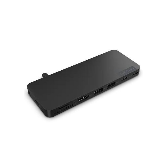 Lenovo USB-C Slim Travel Dock - Adaptador Portátil con Expansión de Puertos, Soporte para Pantallas de Alta Resolución y Carga Óptima 5 Lenovo USB-C Slim Travel Dock - Adaptador Portátil con Expansión de Puertos, Soporte para Pantallas de Alta Resolución y Carga Óptima 5
