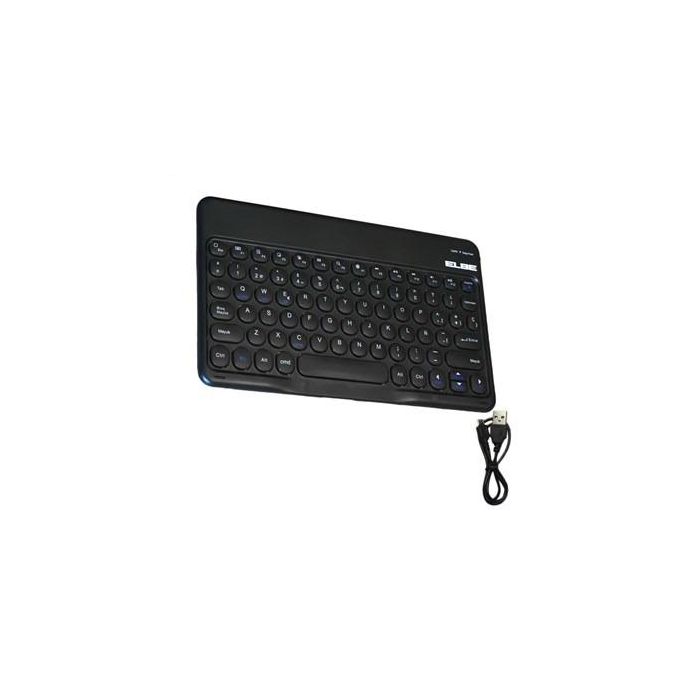 Elbe TE-102-BT Teclado Bluetooth Slim Negro para Windows, iOS, Android y Smart TV 2