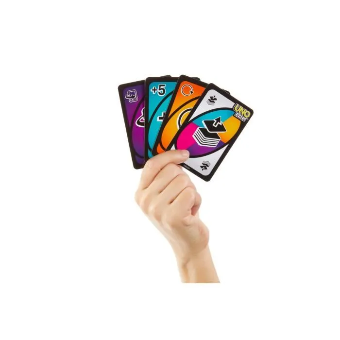 Mattel Uno Flip! Juego de cartas, voltea las cartas y cambia el juego. 4 Mattel Uno Flip! Juego de cartas, voltea las cartas y cambia el juego. 4