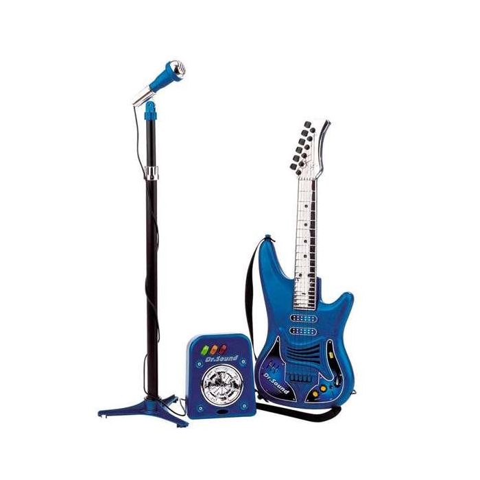 Reig Set de Guitarra, Micrófono y Bafle Musical de Plástico para Niños +4 años con Sonidos y Luces