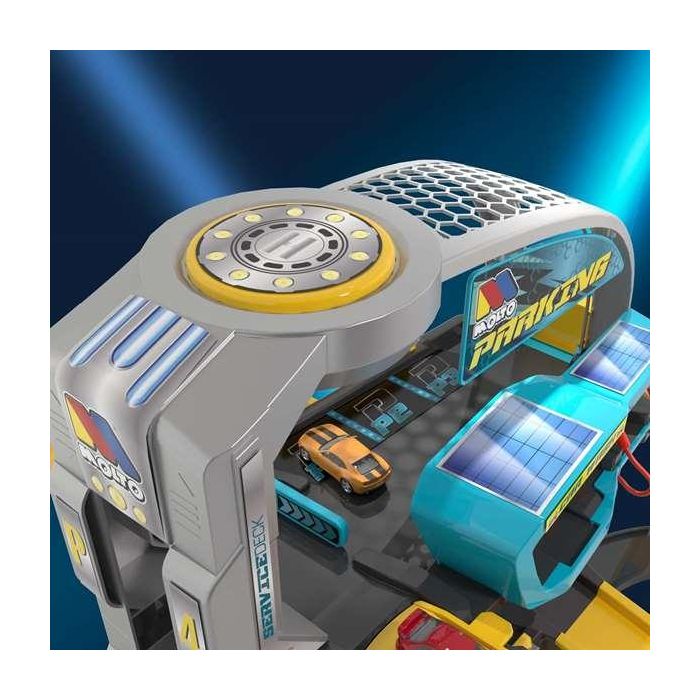 Molto Parking Future 6 plantas 152 cm, Pista de coches con helipuerto y elevador automático para niños 3+ años 3 Molto Parking Future 6 plantas 152 cm, Pista de coches con helipuerto y elevador automático para niños 3+ años 3