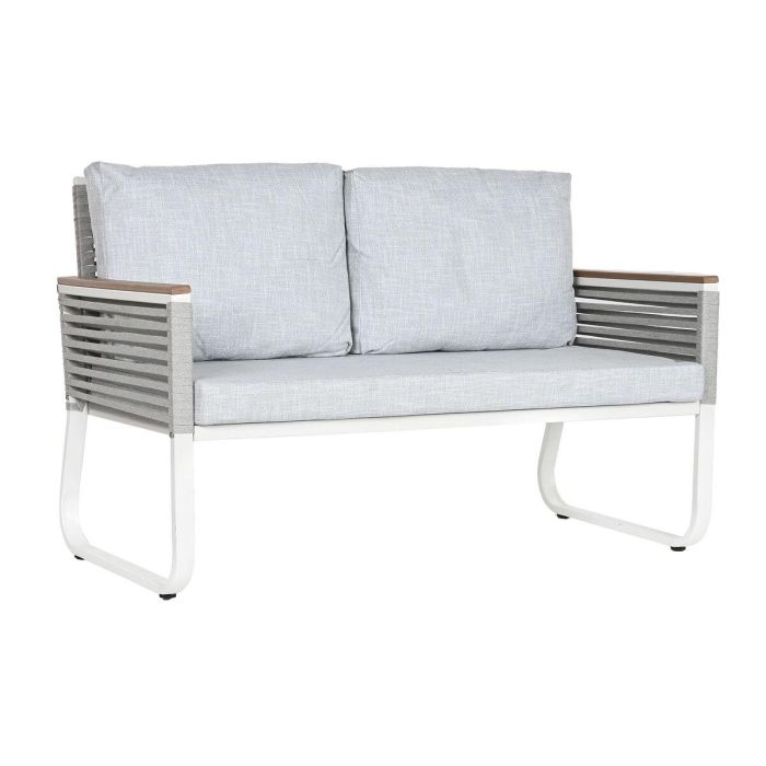 Sofa DKD Home Decor Blanco Blanco 69 x 79 x 128 cm Set de 5 10