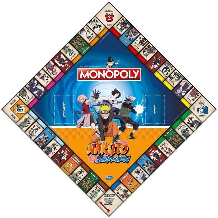 MONOPOLY Naruto - Juego de mesa 1 MONOPOLY Naruto - Juego de mesa 1