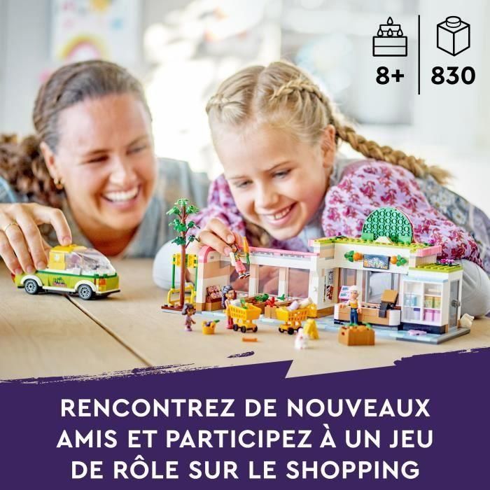 LEGO Amigos 41729 Tienda de comestibles biológicos, juguete de supermercado, con camiones y mini-poupées 5
