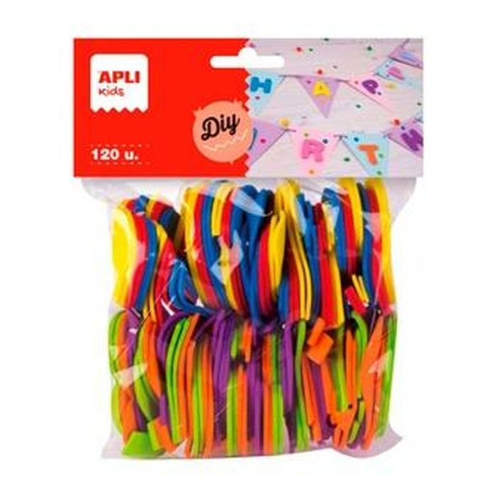 Goma Eva Apli Multicolor Goma Eva Números 5 cm (5 Unidades) 1