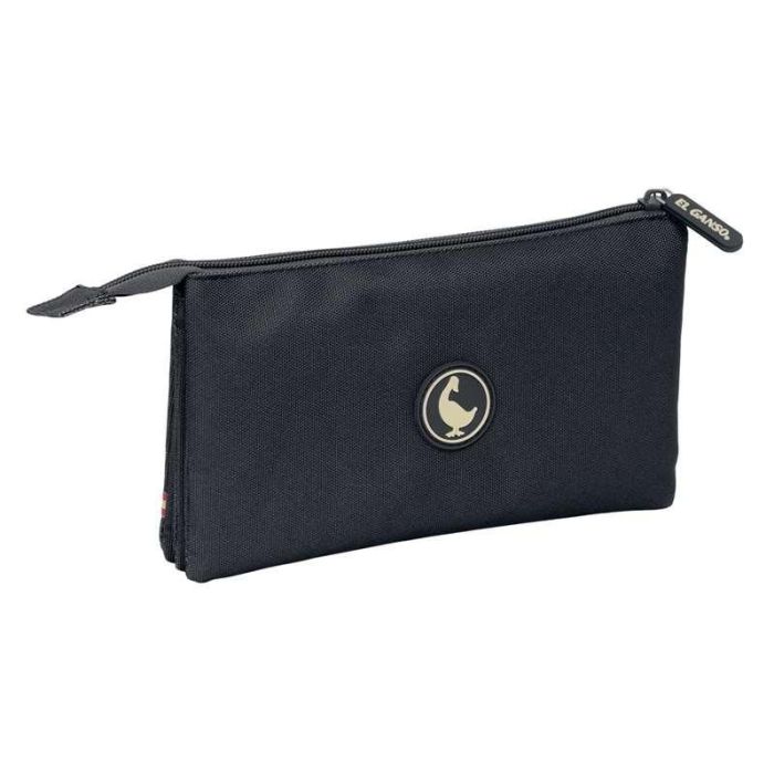 Portatodo Triple El Ganso Negro 22 x 12 x 3 cm 0 Portatodo Triple El Ganso Negro 22 x 12 x 3 cm 0