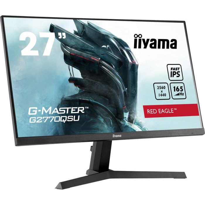 Pantalla PC Gamer - IIYAMA - G-Master Red Eagle - G2770QSU-B1 - 27 WQHD - 0.5ms - 165Hz - HDMI / DisplayPort - FreeSync premium 4