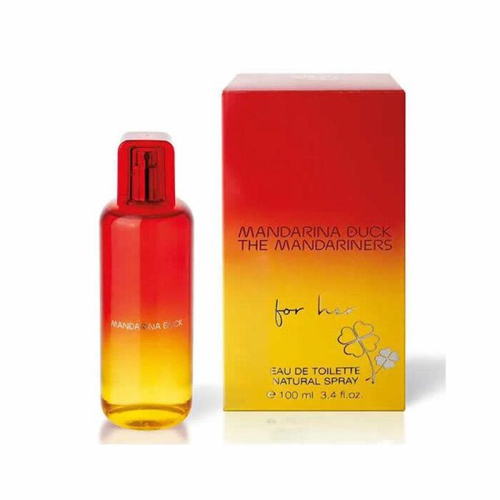 Mandarina Duck THE MANDARINERS FOR HER Eau de Toilette para Mujer 100 ml. Perfume Oriental Fresco, con notas Florales y Afrutadas. Vegano.