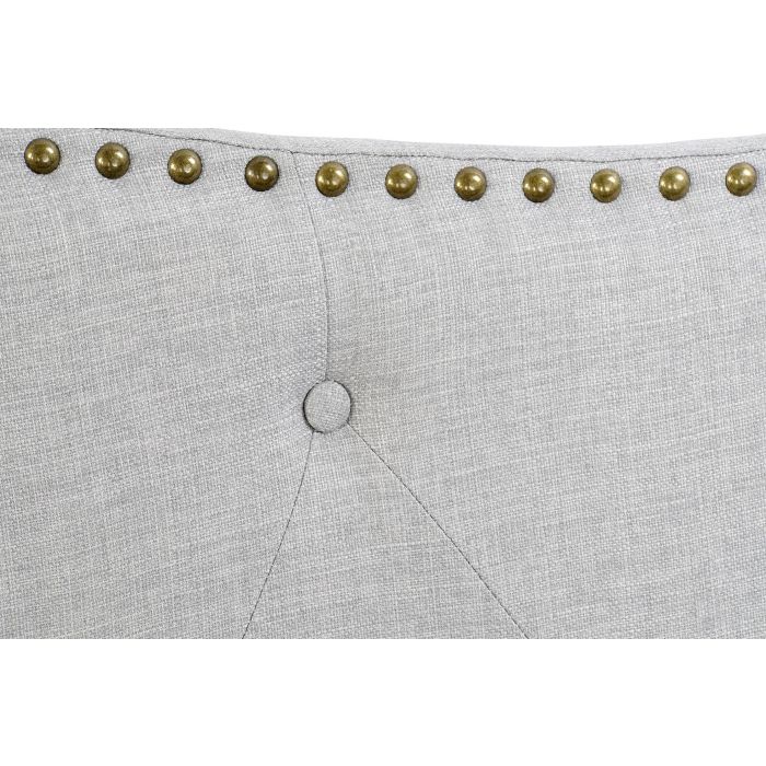 DKD Home Decor Cabecero Cama Tradicional Azul Celeste Poliester Rubberwood 146 x 6 x 68 cm 2