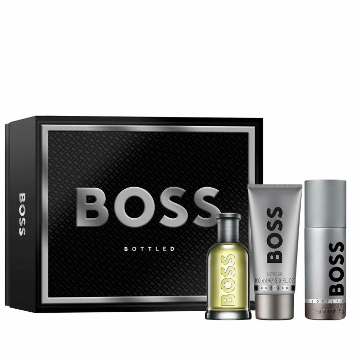 Set de Perfume Hombre Hugo Boss BOTTLED EDT 3 Piezas