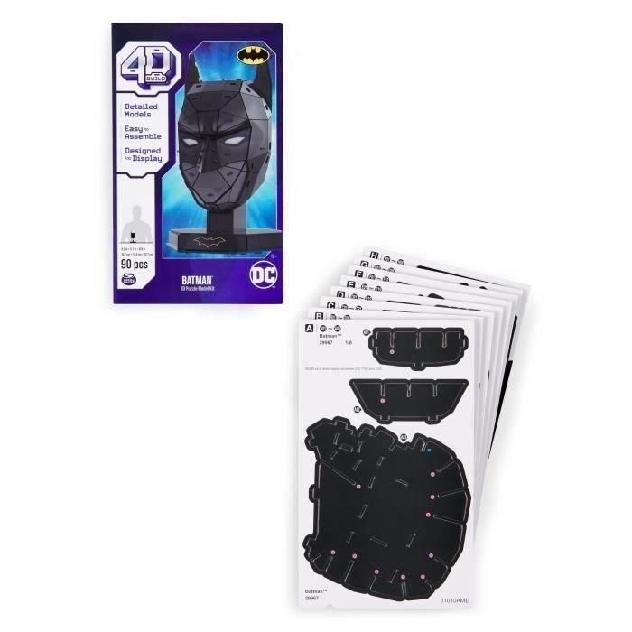 GIRAR MÁSCARA MAESTRA BATMAN DC 4D Construir 1