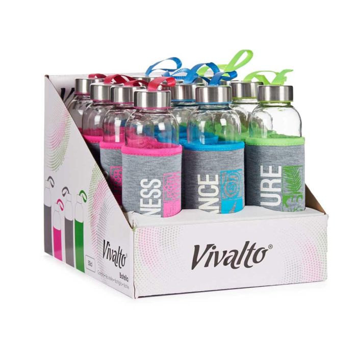 Botella Neopreno Cristal Gris 1989 500Ml Surtidos Vivalto 6X22CM (24 Unidades) 2 Botella Neopreno Cristal Gris 1989 500Ml Surtidos Vivalto 6X22CM (24 Unidades) 2