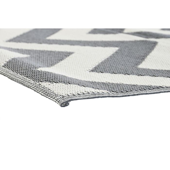 DKD Home Decor Alfombra Gris Claro Gris Oscuro 180 x 1 x 120 cm (4 Unidades) 3