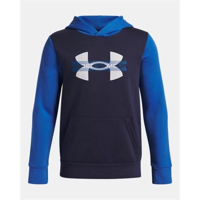 Sudadera con Capucha Niña Under Armour Rival Flc Cblck Grphc Hd Azul XS 2