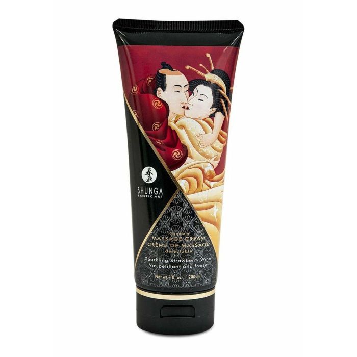 Crema para Masajes Shunga 200 ml Fresa 1