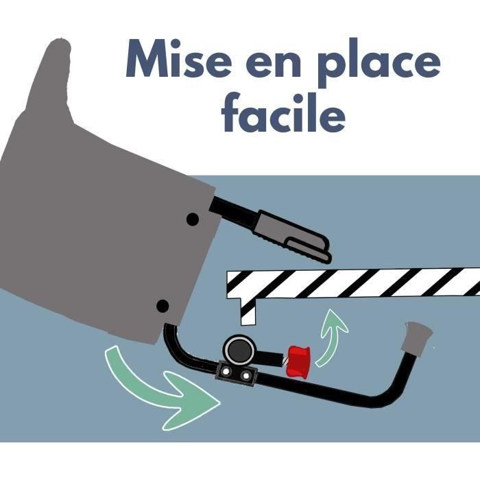 Bambisol Asiento Elevador para Mesa - Respaldo Confort, Funda Desenfundable y Lavable, Fijación Multipunto 3