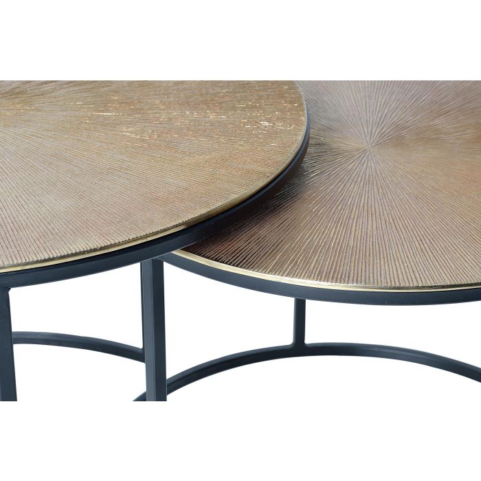 Giner y Colomer Mesa de CafÃ© Nido Bronce y Metal 47 cm x 70 cm 2