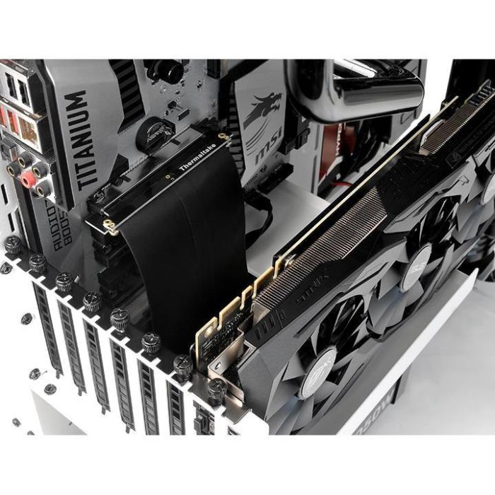 Thermaltake AC-053-CN1OTN-C1 Cable Extensor PCI Express 3.0 x16 Macho a Hembra 0.2m para Tarjeta de Video Negro 5
