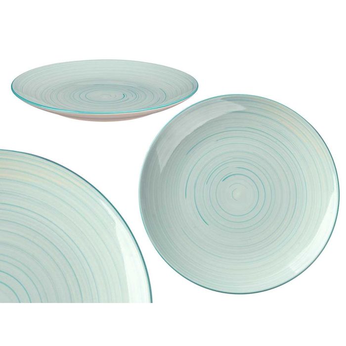 Plato Llano 27 Cm Espiral Azul Vessia (24 Unidades) Plato Llano 27 Cm Espiral Azul Vessia (24 Unidades)