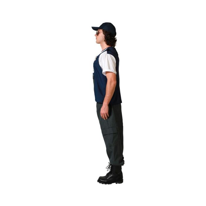 Disfraz Policia Chaleco Azul Hombre Adulto XS-S 1 Disfraz Policia Chaleco Azul Hombre Adulto XS-S 1