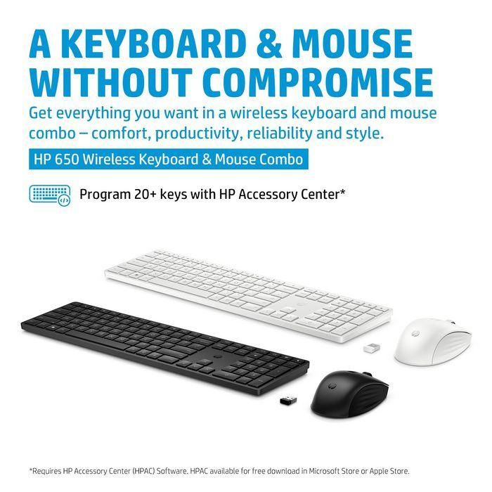 HP 650 Wireless Keyboard and Mouse Combo 1 HP 650 Wireless Keyboard and Mouse Combo 1