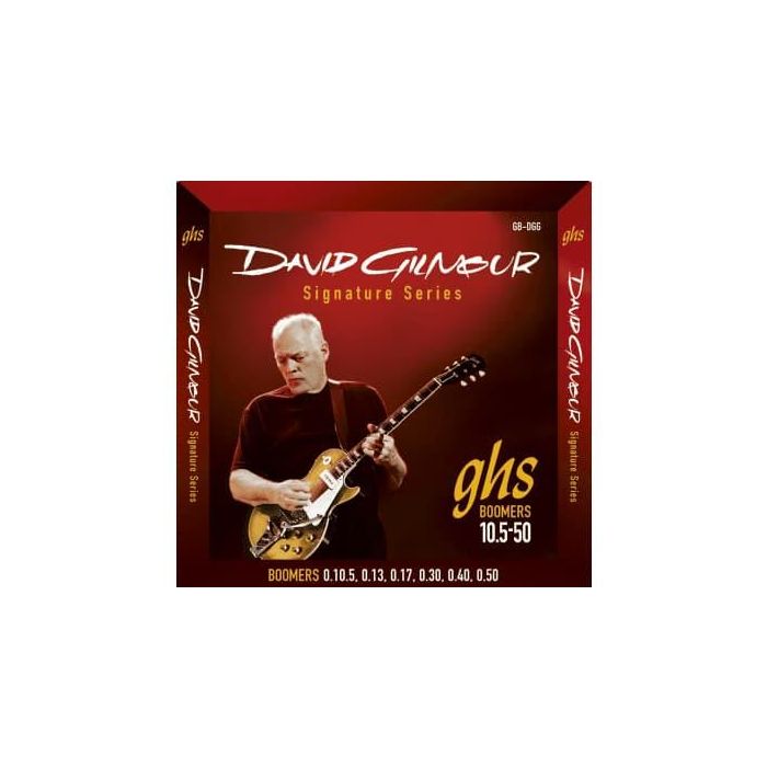 GHS Cuerdas Guitarra Eléctrica David Gilmour Signature Red Set 10.5-50