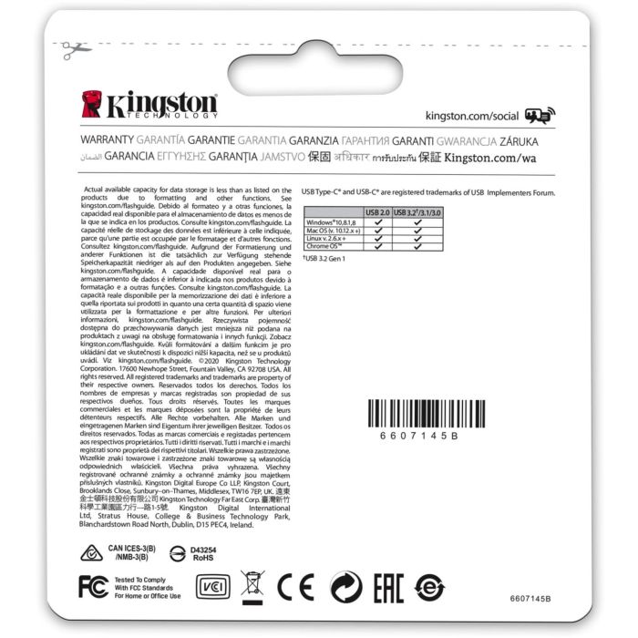 KINGSTON Pendrive Datatraveler 128GB MICRODUO 3C 200MB/S DUAL USB-A + USB-C 5 KINGSTON Pendrive Datatraveler 128GB MICRODUO 3C 200MB/S DUAL USB-A + USB-C 5