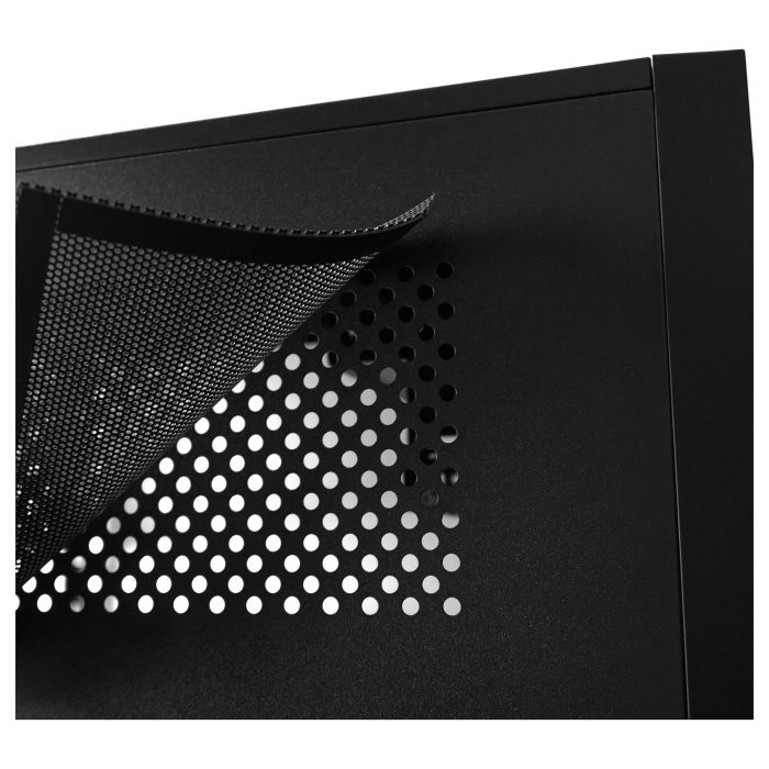 Chieftec CI-02B-OP Caja de PC Cubo Negro para micro ATX y Mini-ITX con Fuente de Alimentación 9