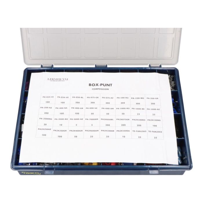 Punteras Aisladas Surtido de 3.800 Unidades - Simples de 0.50 a 70mm y Dobles de 0.50 a 16mm 2