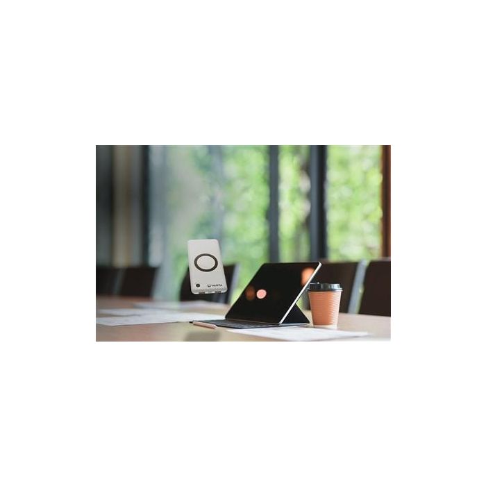 Varta Batería Portátil 10000mAh con Carga Rápida Inalámbrica 10W, 2 Tomas USB y Cable - Power Bank 8 Varta Batería Portátil 10000mAh con Carga Rápida Inalámbrica 10W, 2 Tomas USB y Cable - Power Bank 8