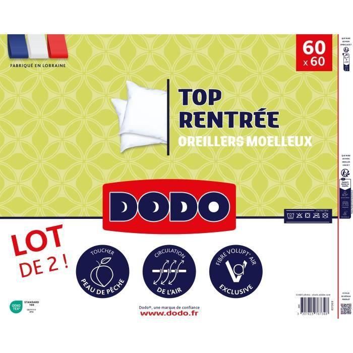 Dodo DOD3307419767348 Juego de 2 Almohadas Suaves Vuelta al Cole 60 x 60 cm 1